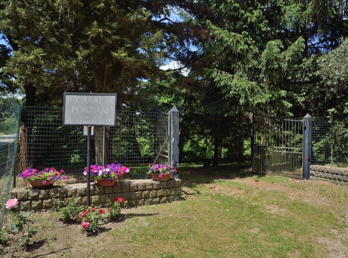 Casal Ponziani Per Civita E Dintorni Villa Баньореджо Екстериор снимка
